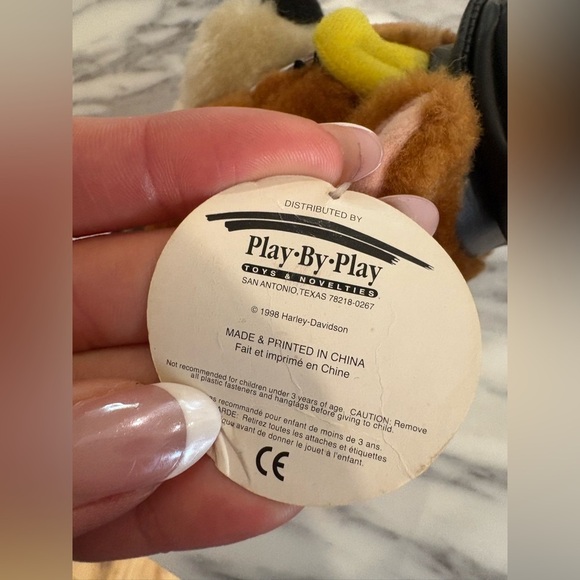 NWT-1998 HARLEY DAVIDSON BIKER BABE BEAR PLUSH - Picture 6 of 6